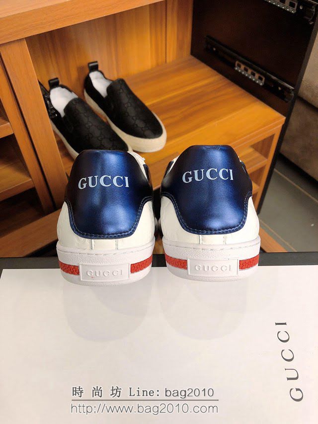 GUCCI男鞋 2019新春米蘭走秀款 古馳專櫃新款 Gucci駕車鞋 運動休閒男鞋  hdnx1183